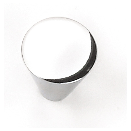 1 Delano Large Cone Knob, Polished Chrome